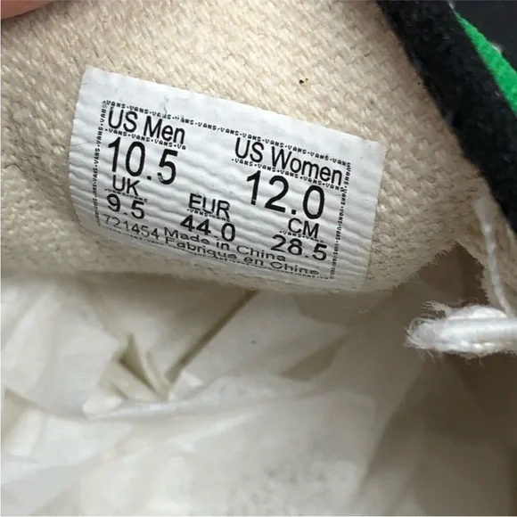 VANS Sneakers Spirit Design Slip-On Colorful Language Print Men’s Size 10.5 - Picture 9 of 12